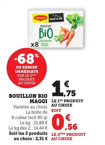 Bi1 Bouillon bio maggi offre