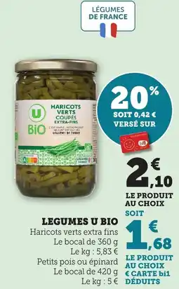 Bi1 Legumes u bio offre
