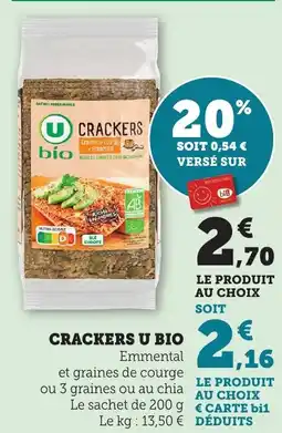 Bi1 Crackers u bio offre