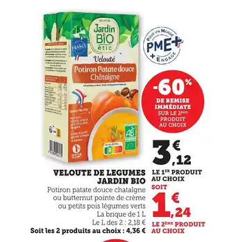 Bi1 Veloute de legumes jardin bio au offre