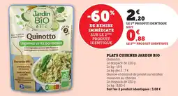 Bi1 Plats cuisines jardin bio offre