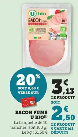 Bi1 Bacon fume u bio offre