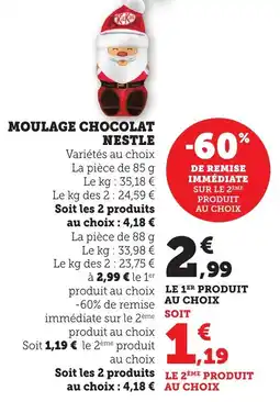 Bi1 Moulage chocolat nestle offre