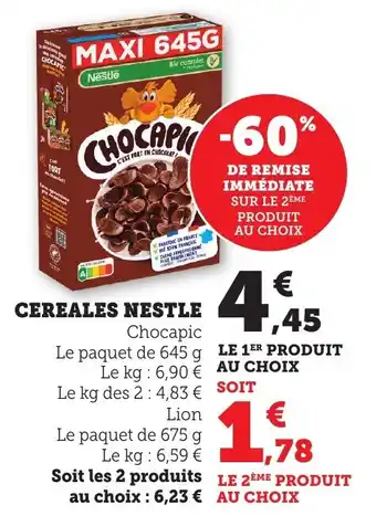 Bi1 Cereales nestle offre