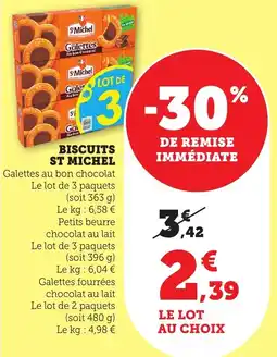 Bi1 Biscuits st michel offre