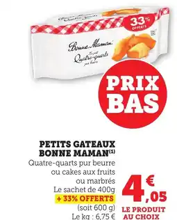 Bi1 Petits gateaux bonne maman offre