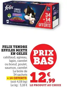 Bi1 Felix tendre effiles mixte en gelee offre
