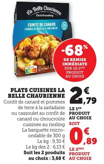 Bi1 Plats cuisines la belle chaurienne offre