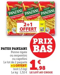 Bi1 Pates panzani offre