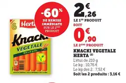 Bi1 Knacki vegetale herta offre
