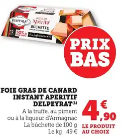 Bi1 Foie gras de canard instant aperitif delpeyrat offre