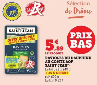 Bi1 Ravioles du dauphine au comte aop saint jean offre