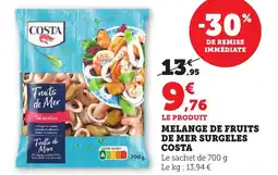 Bi1 Melange de fruits de mer surgeles costa offre