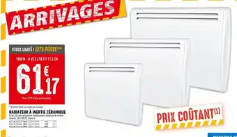 Brico Cash Radiateur à inertie céramique offre