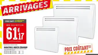 Batkor RADIATEUR À INERTIE CÉRAMIQUE offre