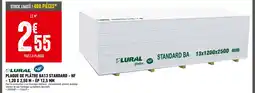 Batkor PLURAL Plaque de plâtre BA13 Standard - NF offre
