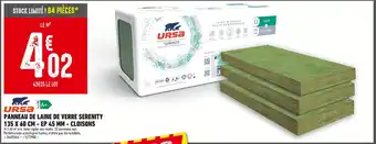 Batkor URSA Panneau de laine de verre Serenity offre