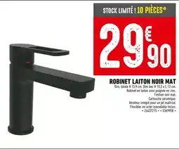 Batkor Robinet Laiton Noir Mat offre