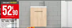 Batkor Ensemble Salle de Bains Bois Mila : Meuble + Vasque offre