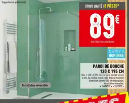 Batkor Aurlane Paroi de douche offre