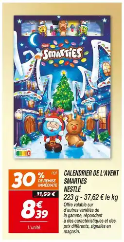 Netto Nestlé Calendrier de l'Avent Smarties offre