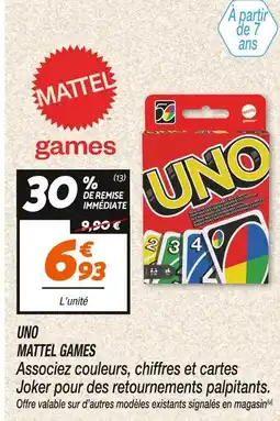 Netto Mattel Games UNO offre