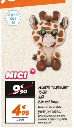 Netto NICI Peluche Glubschis offre