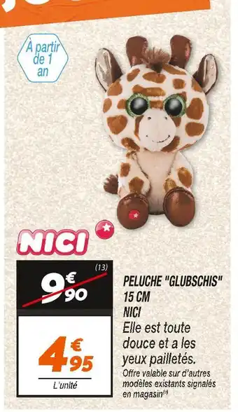 Netto NICI Peluche Glubschis offre