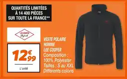 Netto Lee Cooper Veste polaire homme offre