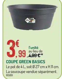 Botanic elho Coupe green basics offre