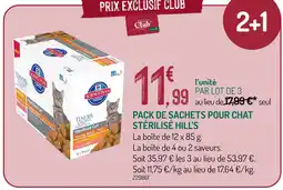 Botanic Hill's Pack de sachets pour chat stérilisé offre