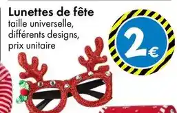 TEDi Lunettes de fête offre