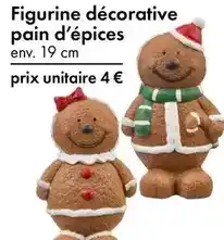 TEDi Figurine décorative pain d'épices offre