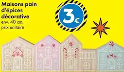 TEDi Maisons pain d'epices decorative offre