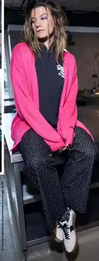 Ulla Popken Lot de 2 paires de chaussettes à message offre