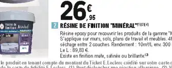 Résine de finition Minéral