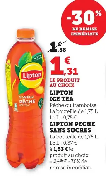 Bi1 Lipton ice tea offre