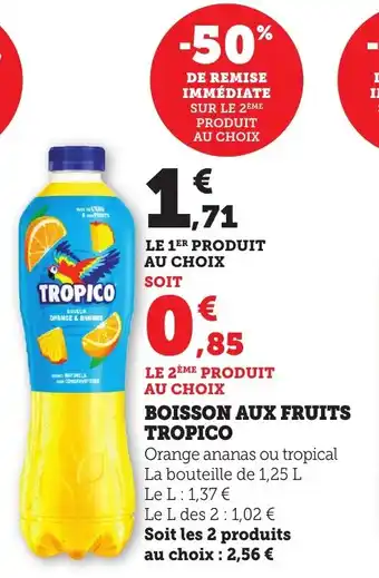 Bi1 Boisson aux fruits tropico offre