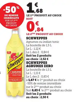 Bi1 Schweppes offre