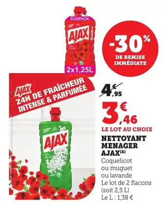 Bi1 Nettoyant menager ajax offre