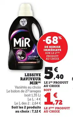 Bi1 Lessive raviveur mir offre