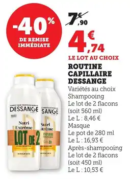 Bi1 Routine capillaire dessange offre