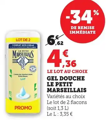 Bi1 Gel douche le petit marseillais offre