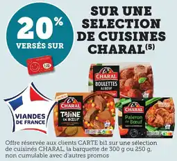 Bi1 Sur une selection de cuisines charal offre