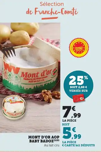 Bi1 Mont d'or aop baby badoz offre