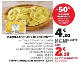 Bi1 Capellacci aux girolles offre