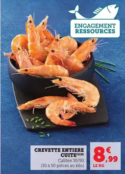 Bi1 Crevette entiere cuite offre