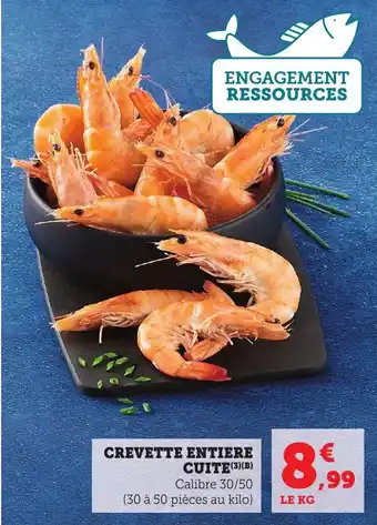 Bi1 Crevette entiere cuite offre