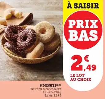 Bi1 6 donuts offre