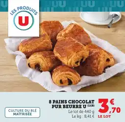 Bi1 8 pains chocolat pur beurre u offre